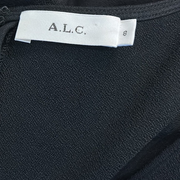 A.L.C Aurora Black Cutout Cropped Wide Leg Jumpsuit - 8 - Picture 10 of 11